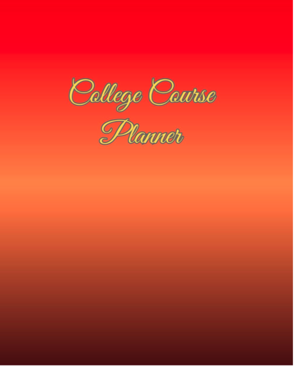 Course Planner (8.5"x11")